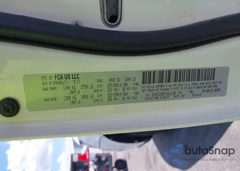 2017 Dodge Journey Crossroad Plus из США, поврежденный, VIN 3C4PDCGB5HT613192